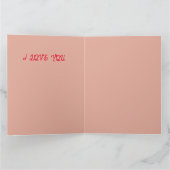 Wees mijn valentijnkaart op maat kaart (Binnen)