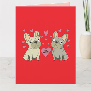Wees mijn Valentijns, honden Kaart