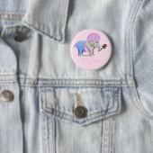 Wees mijn Valentijns Olifant Ronde Button 5,7 Cm (In situ)
