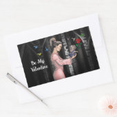 Wees mijn Valentijns Prinses Rechthoekige Sticker (Envelop)