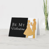 Wees Mijn Valentijns Wenskaart Kaart (Voorkant)
