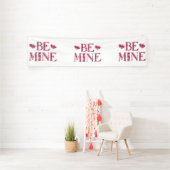 Wees mijn Valentijnsdag 2.5x10 Vinyl Banner (Insitu)