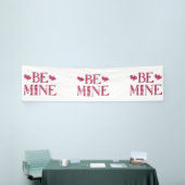 Wees mijn Valentijnsdag 2.5x10 Vinyl Banner (Beurs)