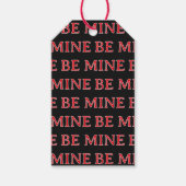 Wees mijn Valentijnsdag-cadeau – Romantische liefd Cadeaulabel (Voorkant)