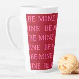 Wees Mijn Valentijnsdag Cadeau – Romantische Liefd Latte Mok