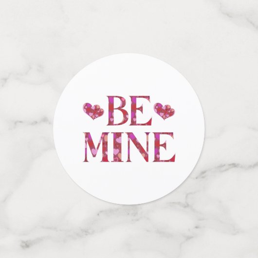 Wees mijn Valentijnsdag Confetti (Kleine voorkant)