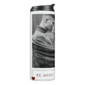 Wees mijn Valentijnsdag Couple Photo Love Thermosbeker (Gedraaid links)