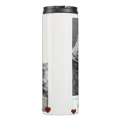 Wees mijn Valentijnsdag Couple Photo Love Thermosbeker (Achterkant)