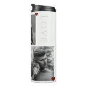 Wees mijn Valentijnsdag Couple Photo Love Thermosbeker (Geroteerd rechts)