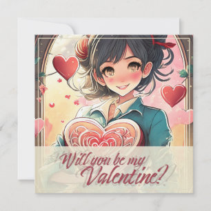 Wees mijn Valentijnsdag in Manga-stijl 31470