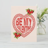 Wees mijn Valentijnsdag kaart (Staand voorkant)
