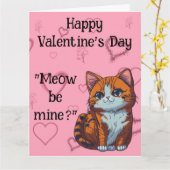 Wees mijn Valentijnsdag Kaart (Gele Bloem)