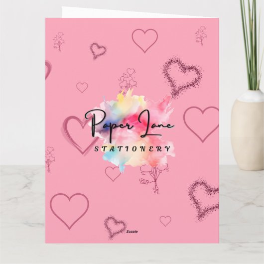 Wees mijn Valentijnsdag Kaart (Achterkant)