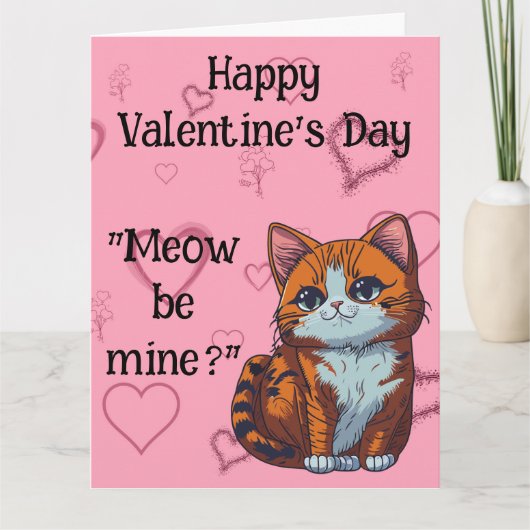 Wees mijn Valentijnsdag Kaart (Voorkant)