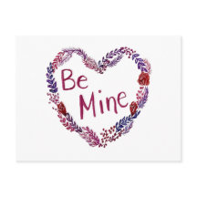 Wees mijn Valentijnsdag kaart