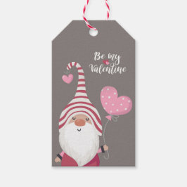 Wees Mijn Valentijnsdag Kabouter Favor Gift Tag Cadeaulabel