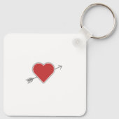 Wees mijn Valentijnsdag! MARRY, MIJN PLEASE. Sleut Sleutelhanger (Achterkant)