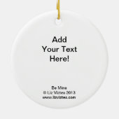 Wees mijn Valentijnsdag Ornament (Achterkant)