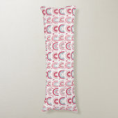 Wees mijn Valentijnsdag regenboog Lichaamskussen (Voorkant Verticaal)