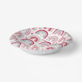 Wees mijn Valentijnsdag regenboog Papieren Kommen (Gebogen)