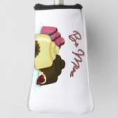 Wees Mijn Valentijnsdag Snoep Golfheadcover (Draai 90)