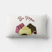 Wees mijn Valentijnsdag Snoep Kussen (Achterkant)