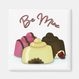 Wees mijn Valentijnsdag Snoep Magneet