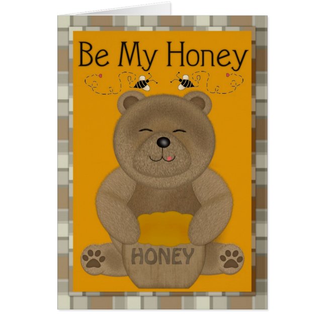 Wees mijn Valentijnsdag Wenskaart (Voorkant)