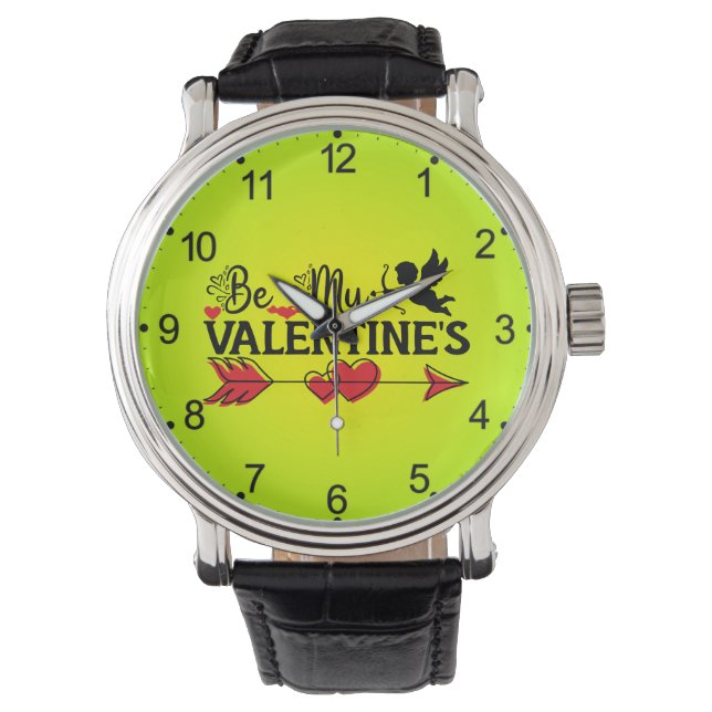 Wees mijn Valentijnse Horloge (Voorkant)