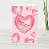 Wees mijn Valentijnse Wenskaart Kaart (Voorkant)