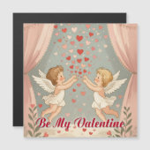 Wees Mijn Valentijnsengel Cherubs Illustratie (Voorkant / Achterkant)