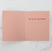 Wees mijn valentijnskaart op maat kaart (Binnen)