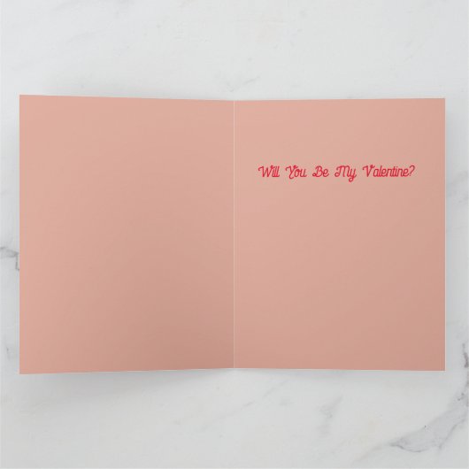 Wees mijn valentijnskaart op maat kaart (Binnen)