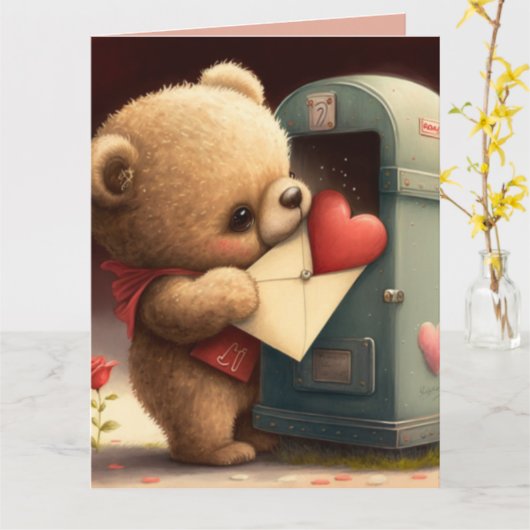 Wees mijn valentijnskaart op maat kaart (Gele Bloem)