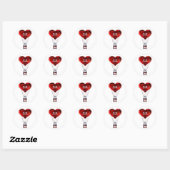 Wees Mijn Valentijnstickers Ronde Sticker (Vel)