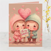 Wees mijn valentina kaart (Gele Bloem)