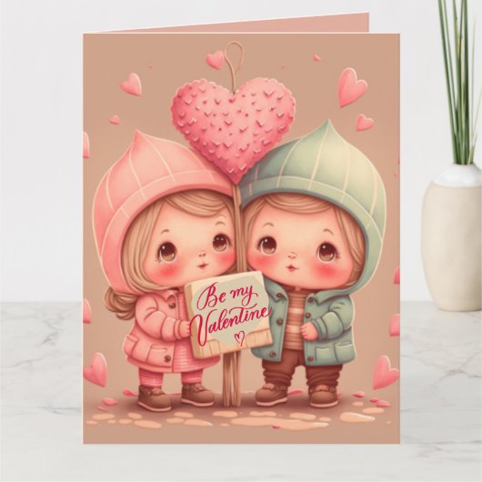 Wees mijn valentina kaart (Voorkant)