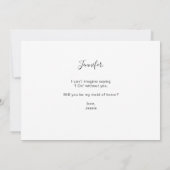 Wees mijn zege van het kleine foto-voorstel van de kaart (Achterkant)