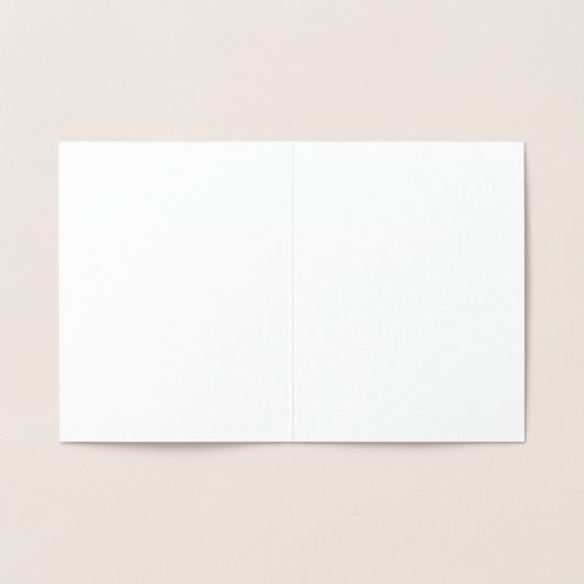 Wees mijn zegen van eer met mij Gold Foil Kaart (Binnen)