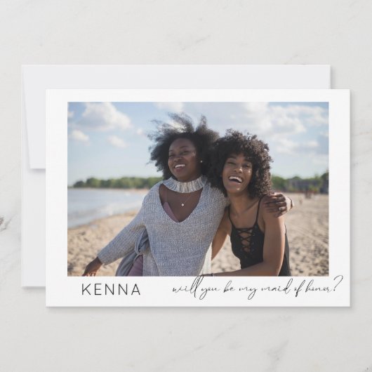 Wees mijn zegen van het juiste fotovoorstel kallig kaart (Voorkant)