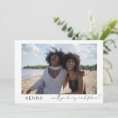 Wees mijn zegen van het juiste fotovoorstel kallig kaart (Staand voorkant)