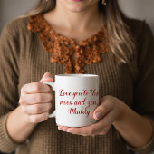 Wees mijn zen-tijd gepersonaliseerd koffiemok