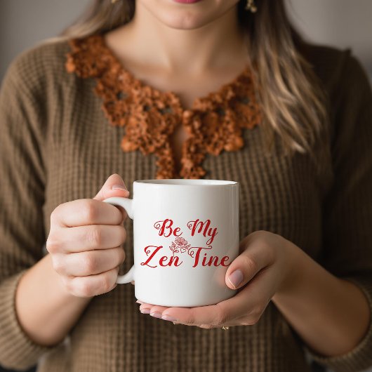 Wees mijn zen-tijd gepersonaliseerd koffiemok