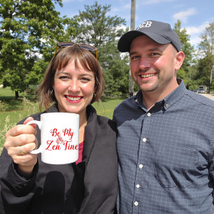 Wees mijn zen-tijd gepersonaliseerd koffiemok