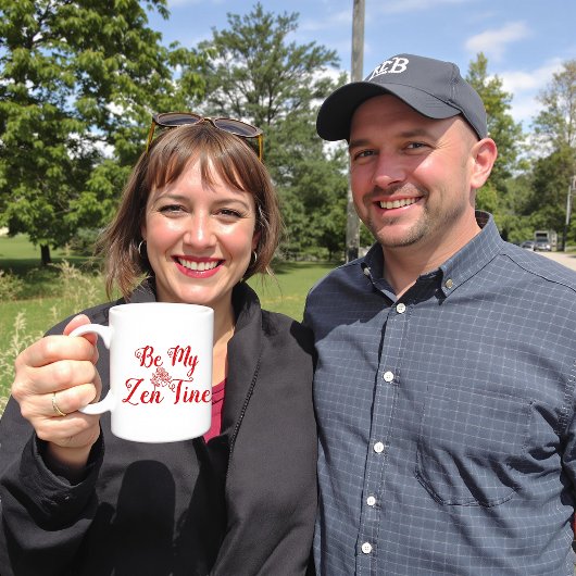 Wees mijn zen-tijd gepersonaliseerd koffiemok