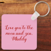 Wees mijn Zen-Tine gepersonaliseerd metaal Sleutelhanger (Achterkant)