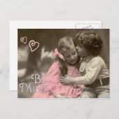 Wees mijn zoete  Valentijn Feestdagenkaart (Voorkant / Achterkant)