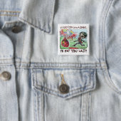 Wees mijn Zombie-Valentijn Vierkante Button 5,1 Cm (In situ)