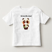 Wees moedig als een Beer Kinder Shirts (Voorkant)