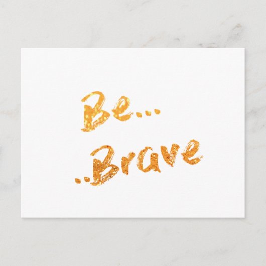 Wees moedig briefkaart (Voorkant)